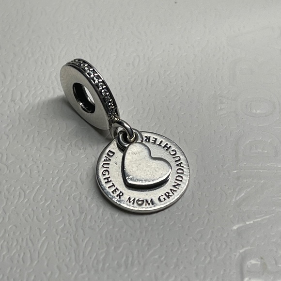 New Authentic Pandora Charm Silver ALE Three Generations Mom Daughter 79… - Picture 1 of 6